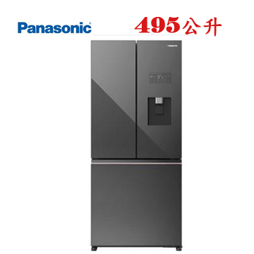 上揚家電-國際無邊框霧面玻璃變頻三門冰箱495公升(NR-C501PG-H1)