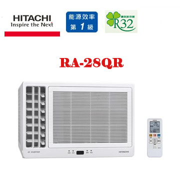 上揚家電-日立變頻冷專窗型左吹(RA-28QR)