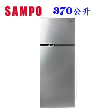 上揚家電-聲寶變頻兩門冰箱370公升(SR-C37D(K5))