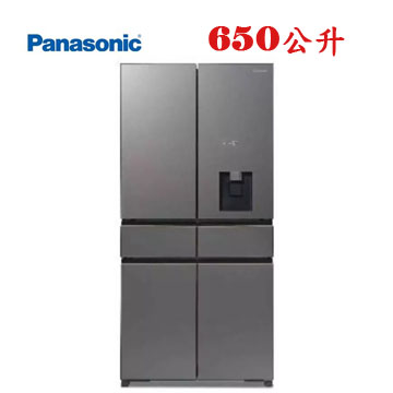 上揚家電-新上市~國際無邊框霧面玻璃變頻六門冰箱650公升(NR-F651PG)